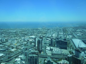 Ausblick ueber Melbourne vom Eureka-Tower!